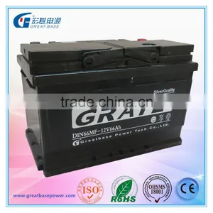 High Quality Automotive Battery Manufacture China Din66 12v 66ah mf Car Battery With Best Price thumbnail-1