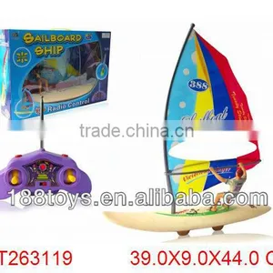 4CH Remote Control Boat/radio Control Sailboard Ship thumbnail-1