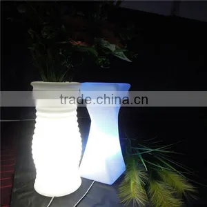 Outdoor Lighted Plant Pot With Led Modern Led Flower Pot thumbnail-5