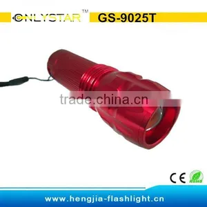 GS-9025T Aluminium Bicycle Zoom Cre Led Flashlight Made in China thumbnail-1