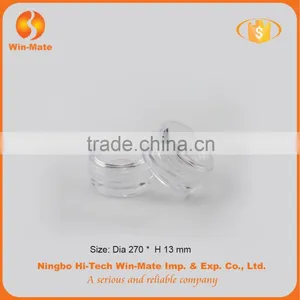 5.4g Cute Small Hyaline Plastic Empty Round Powder Container thumbnail-4