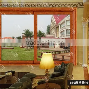 Very Popular in the 2015 Aluminum Sliding Door of Glass of Two Rail/three Rail thumbnail-1