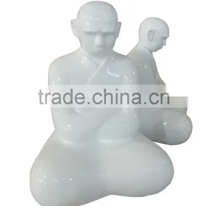 Fiberglass Monk Statue thumbnail-1