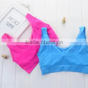 Wholesale Underwear Women Crop Top Seamless Bra With Padded Cup thumbnail-1