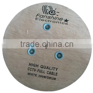 Fanshine White Color 200M 3C Braided CCTV Camerea Full Cable With High Quality thumbnail-3
