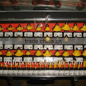 TC-050A Hand Tool Parts Mirco Grain TCT Carbide 50PCS TCT Router Bit Set In Aluminum Case Quality Choice thumbnail-1
