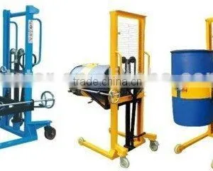Hydraulic Manual Hand Lift Pallet Oil Drum Stacker thumbnail-3