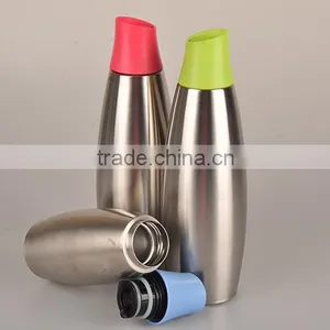 New Hot Selling Stainless Steel Vacuum Flask With Push Lid thumbnail-4