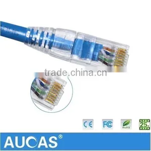 Taiwan Aucas 1 Meter UTP Cat5e Patch Cable for Computer Network Unshielded Cable Hot Price thumbnail-1