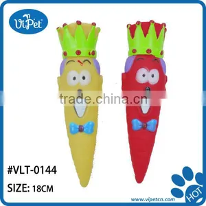 Carrot Shape Pet Vinyl Toys for Dog thumbnail-1