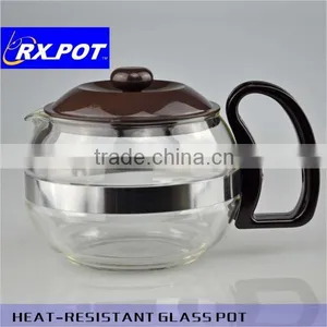 New Arrival Borosilicate Glass,heated Directly on Fire Tea Pot Set 600ml/1000ml/1200ml thumbnail-1
