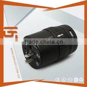 USB Port With CE ROHS World Power Travel Adaptor thumbnail-3