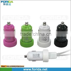 3.1A 2USB Mini Car Charger for IPAD.iphone. thumbnail-1
