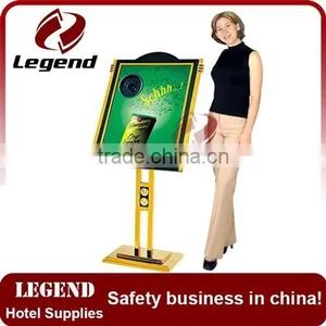 Various Styles Grandeur Freestanding Hotel Metal Banner Stand thumbnail-1
