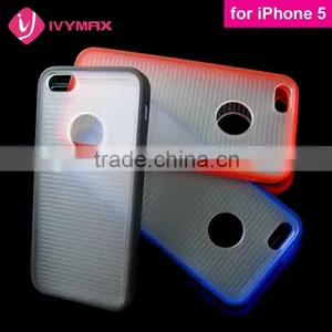 Pc+tpu Cell Phone Housing for Iphone5 Clear Case thumbnail-1