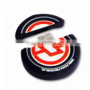 Custom Cartoon PVC Round Usb Flash Drive Capacity 1-64gb Supplier's Choice thumbnail-3