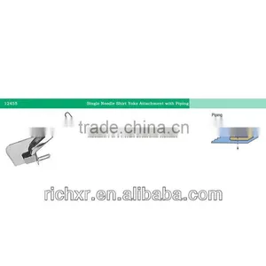 12455 Folder/ Shirt Yoke Attachment - Single Needle Machine Attachment/sewing Machine Spare Parts thumbnail-1