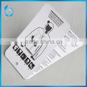 High Quality Folded Paper Hangtag With Four Sides Printed for Astronauts Clothing thumbnail-1