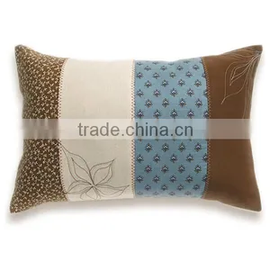 Most Popular Office Patchwork Oblong Cushion thumbnail-3