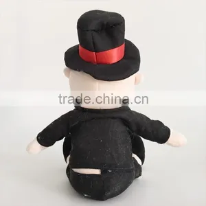 Customized Plush Toy With Beard ,handmade Christmas Toy, Christmas Plush Toy thumbnail-3