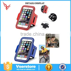 Custom Gym Sports Armband for Iphone 6 With Key and Earphone Pocket thumbnail-1