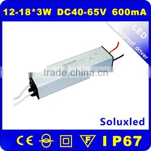 LED DRIVER Power Supply Waterproof 12-18*3W IP67 thumbnail-1