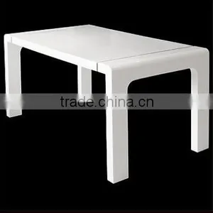 Industrial Style Dining Tables/high Glossy White Cafe Table/acrylic Cafe Table thumbnail-1