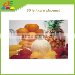 China Custom Made pp 3d Lenticular Placemat thumbnail-1