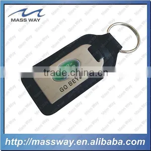 Handmade Famouse Car Real Custom Metal Genuine Leather Key Chain thumbnail-3