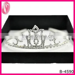 China Wholesale Baby Mini Diamond Tiaras Crown thumbnail-1