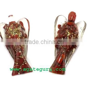 Red Jasper 3inch Angels : Orgone Angels : Healing Orgone Crystals thumbnail-1