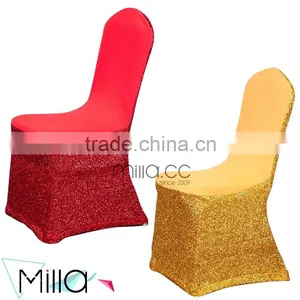 Red Silver Gold Christmas Chair Cover thumbnail-1