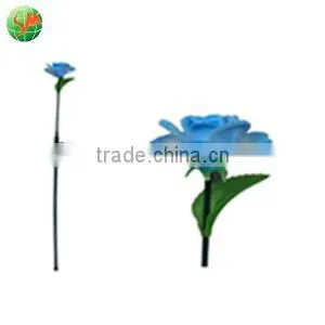Single Head Blue Rose Flower Solar Light thumbnail-1