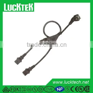 European Power Cord Splitter 1-2 thumbnail-1