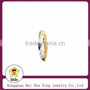 2015 Fashion Personalized Engraved Chrysanthemum Stainless Steel Ring thumbnail-1