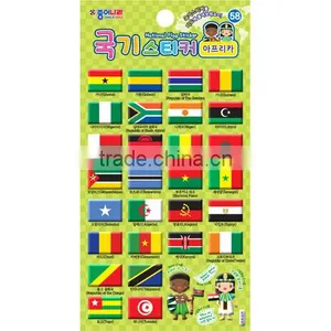 [JONG IE NARA] Casting Sticker - National Flag (For Educational Use) thumbnail-5