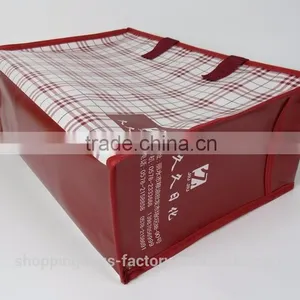 Promo Polypropylene Laminated Non Woven Bag With Zipper thumbnail-4