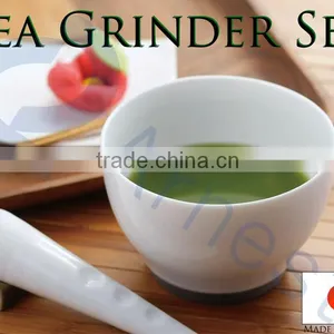 Cookware Kitchenware Tea Cups and Saucers Coffee Gift Japanese Ceramic Grinder Tea Bag Matcha Set Pestle Leaf Lgrinder 76133 thumbnail-1