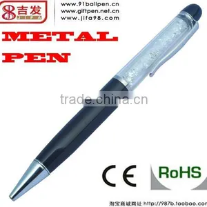 Good Factory High Quality Colorful Metal and Crystal Metal Ballpoint thumbnail-1