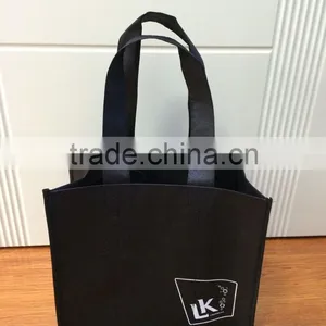 Customized High Quality Non Woven Bottle Bag thumbnail-4