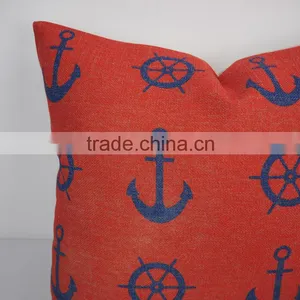 Throw Decorative Sofa Bed Car Chair Cushion Custom Anchor Digital Sublimation Printed Pillow Case/cover thumbnail-3