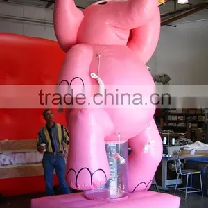 Inflatable Pink Elephant thumbnail-1