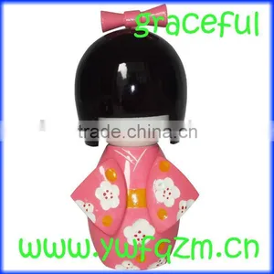 Hot Sell Wood Japan Art Doll Baby Souvenir thumbnail-1