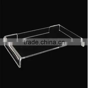 China Wholesale Goods Online Shopping Clear Acrylic tv Stand Table thumbnail-1
