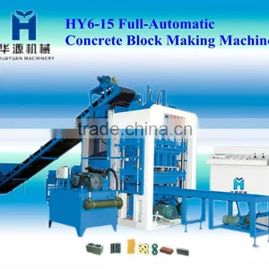 Full Automatic Cement Hollow Block Making Machine QT 6-15 thumbnail-1
