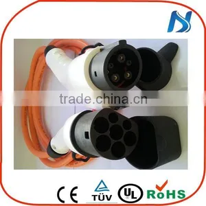 Electric Vehicle 32A J1772 to 62196-2 Plug for Car thumbnail-2