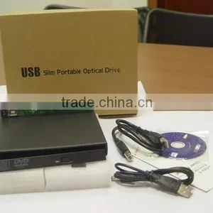 12.7mm USB 2.0/3.0 Slim External Case Enclosure for SATA CD DVD RW Burner Super Drive thumbnail-1