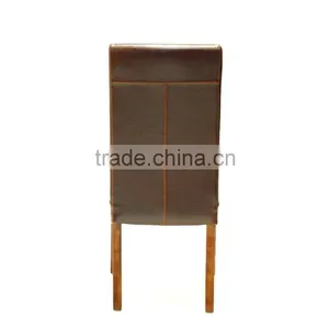 Hot Selling Classic Square Back Dining Oak Wood Modern Lounge Chair thumbnail-3