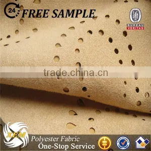 Punched Faux Micro Suede Fabric thumbnail-2