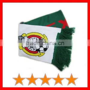 Customized Knitted Football Fan Scarves,cheap Football Teams Scarf thumbnail-1